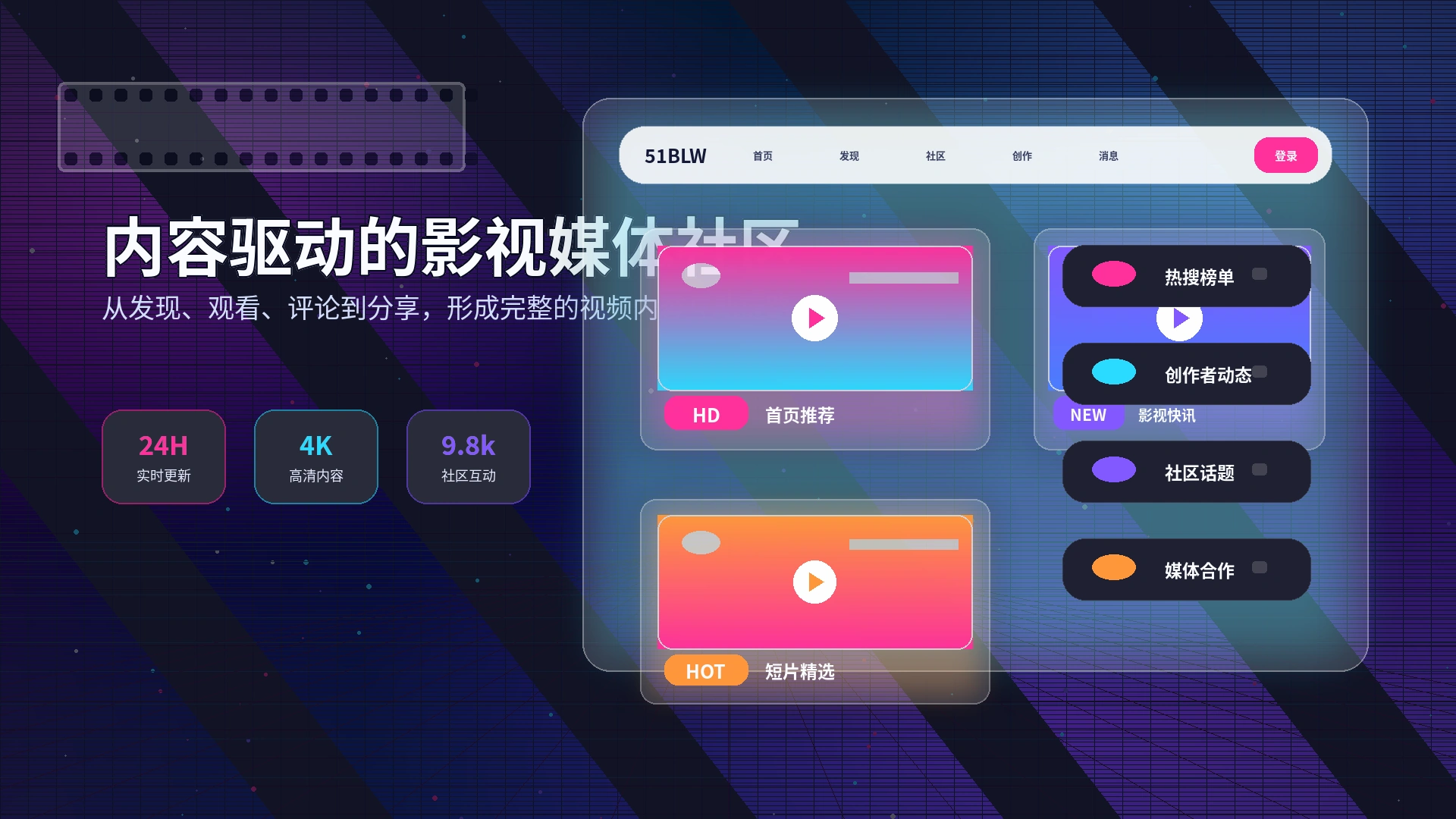 51吃瓜品牌中心与视频社区氛围